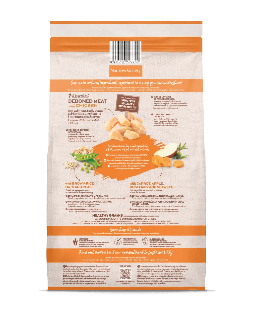 HEALTHY GRAIN STERILIZED POULET